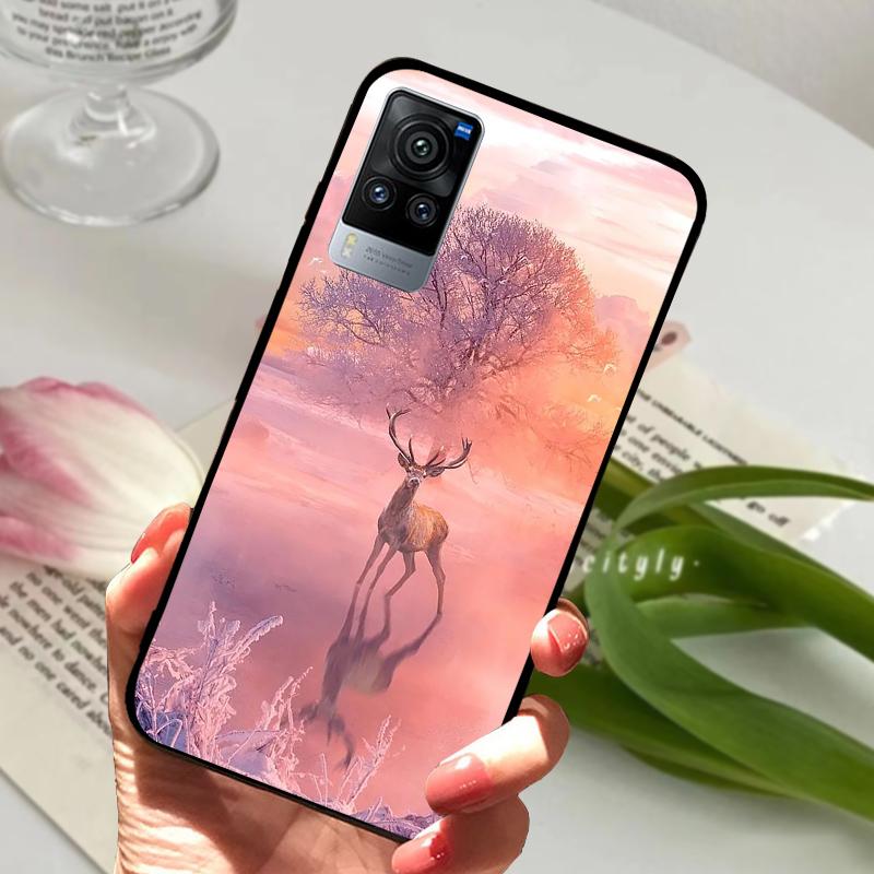 Für vivo X60 Pro Hülle V2046 V2047A Weiches Silikon TPU Dünne Handyhülle Für Vivo X60 5G V2045 V2046A Stoßfester Bumper Fundas