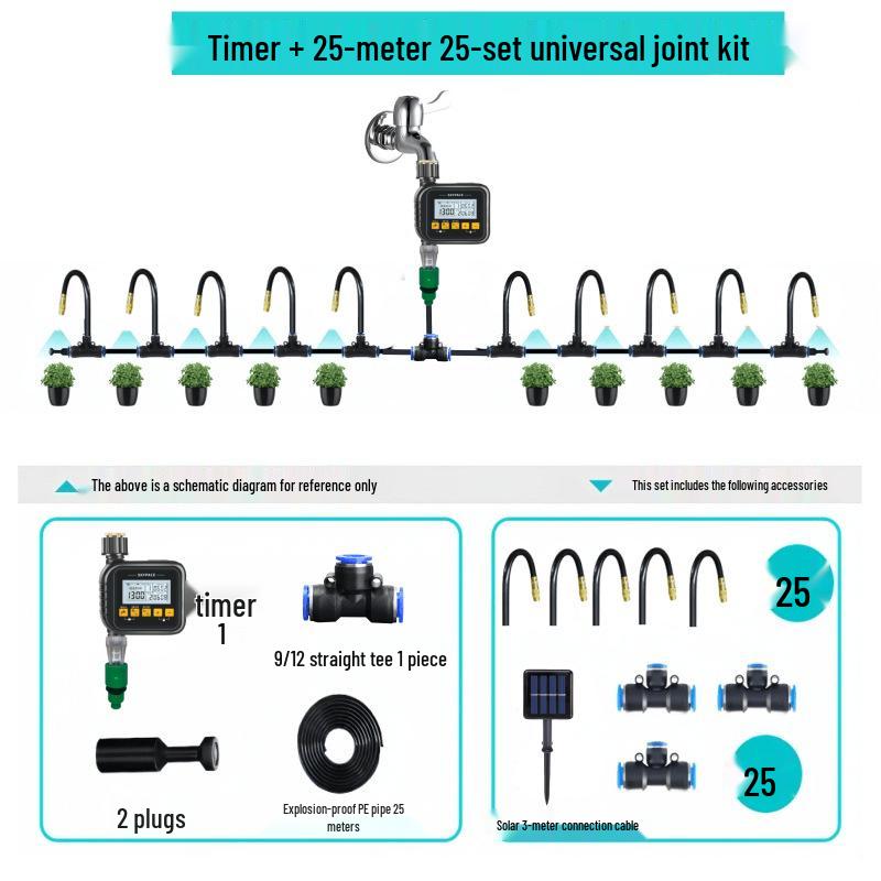 Intelligentes WiFi Gartenbewässerungssystem: Einkanal-/Zweikanal-Fernbedienungstimer mit USB5V-Stromversorgung