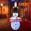 Christmas Inflatable Decoration Toy Built-In Led Lights Inflatable Model Ornament Xmas Party New Year Garden Indoor Outdoor Deco