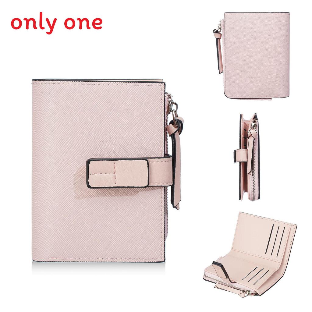 Womens Pu Leather Wallet Card Holder With Zipper And Capacity For Daily Use