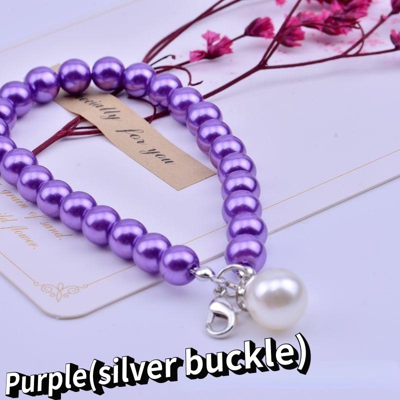 

Короткая цепочка с имитацией жемчуга, кольцо с бриллиантом, кулон, сделай сам, кукла, подвесная цепочка с жемчугом, брелок для сумочки, аксессуары для мобильных телефонов, ювелирный браслет silver buckle фиолетовый