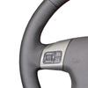 Black Faux Leather Steering Wheel Cover For Opel Vectra C 2002-2005 Signum 2003-2005 Vauxhall Vectra Signum Holden Vectra 2004