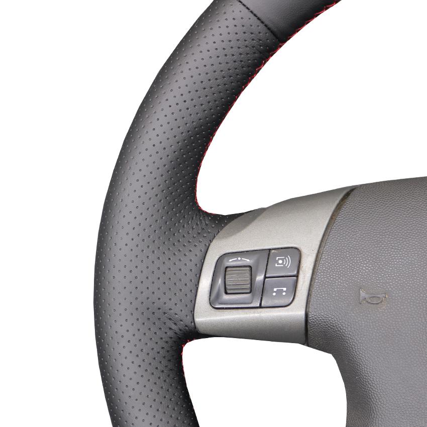 Black Faux Leather Steering Wheel Cover For Opel Vectra C 2002-2005 Signum 2003-2005 Vauxhall Vectra Signum Holden Vectra 2004