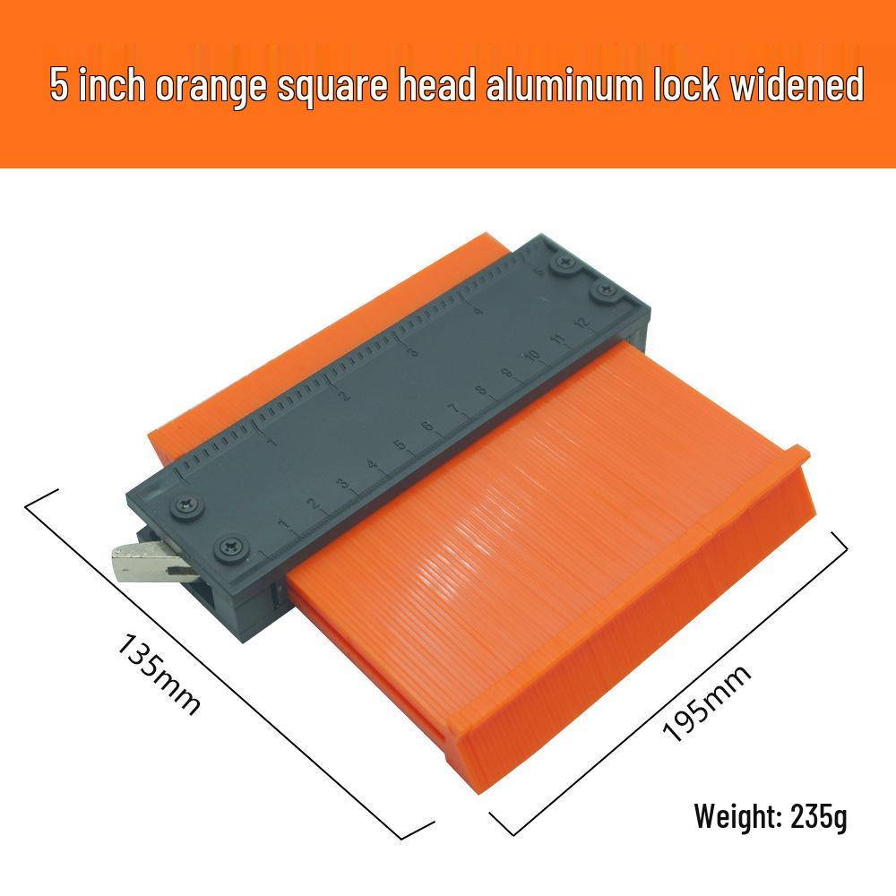 Universal Contour Gauge for Irregular Shapes - Woodworking & Gypsum Board Tool
