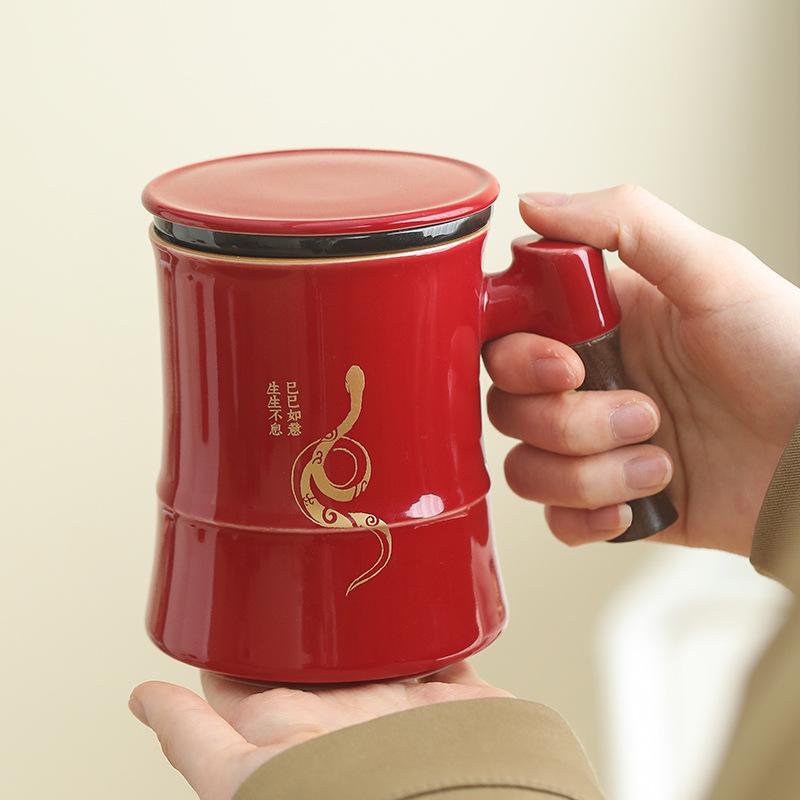 Merchandise Tea Ceremony Hand Chong Office Cup Kung Fu Tea Set High-Grade Ceramics Chinese Ceramics Teachers' Day Gifts