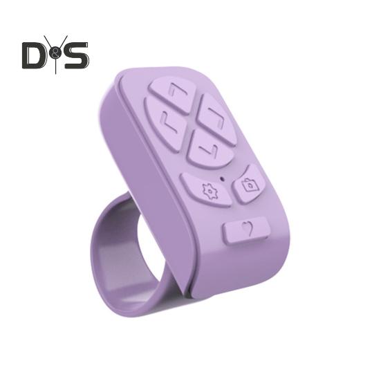 Fernbedienung Stabile Verbindung Universal Tragbare Drahtlose Bluetooth-kompatibel Fingertip Selfie Video Controller Automatische Seite Tuner