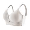 Seamless Maternity Bra with Double Front Clasp High Elasticity Push-up and Nursing Support