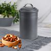 6.1*4.1in Tea Leaf Jar Iron Nut Storage Container Farmhouse Storage Jar  Farmhouse Decor