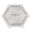 High Precision Thickness Gauge Stainless Steel Sample Weld Inspection Ruler
