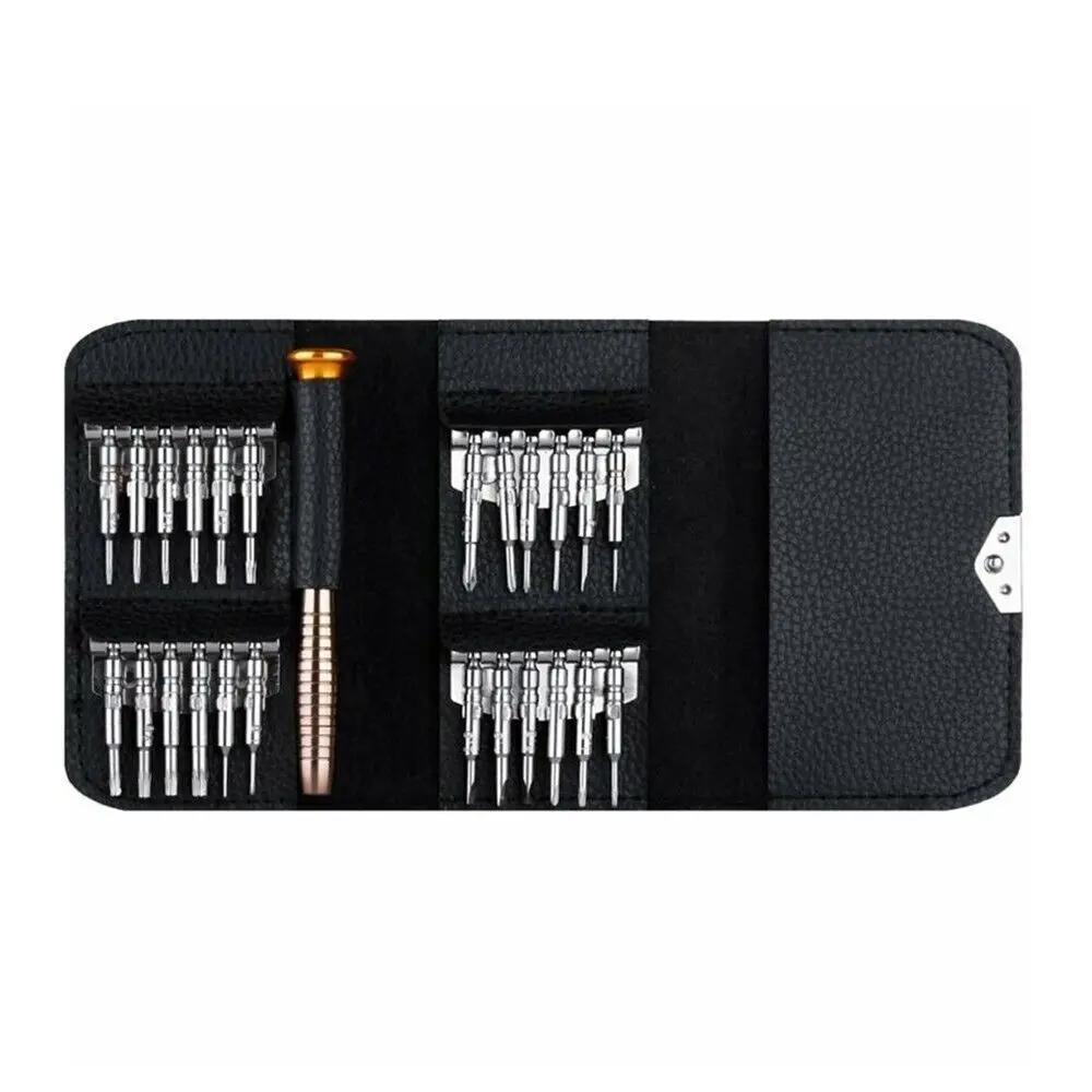 Small Screwdriver Kit 25 in 1 Magnetic Precision Screwdriver Drill Set  Repair Tools for Eyeglass Phone Watch Laptop Camera 25 in 1