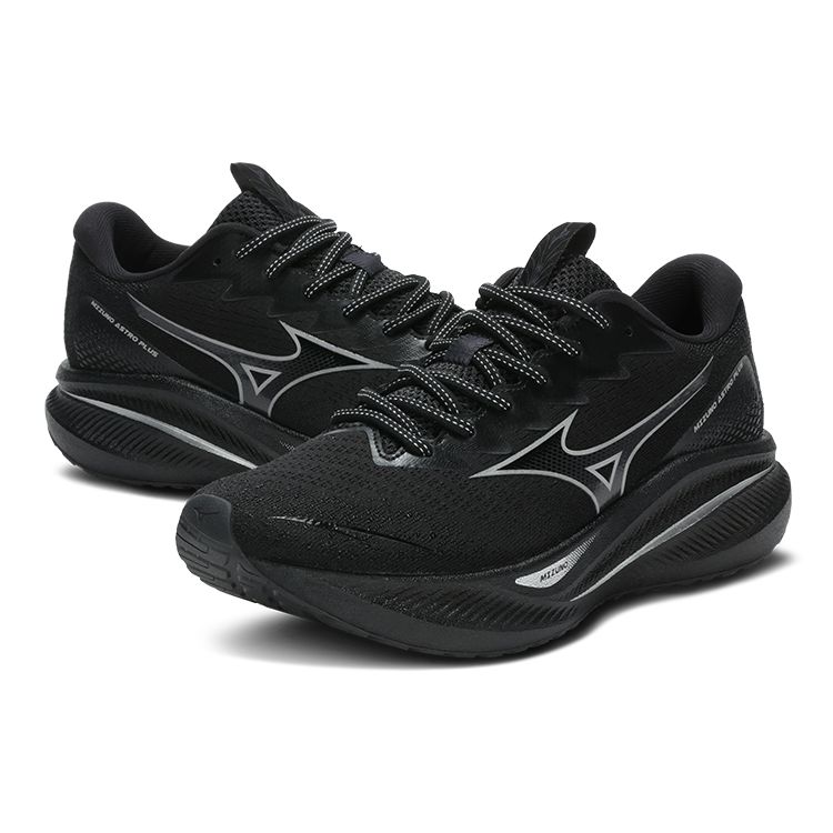 Mizuno Astro Plus Black Unisex Sneakers D1GH240101
