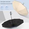 Ring-Buckle Automatic Umbrella, Enlarged and Reinforced, Sturdy and Wind-Resistant, for Men and Women, Sun Protection, Dual-Use for Sun and Rain
