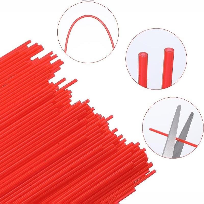5/10/20/50/100/200 Pezzi Ugello Aerosol Cannuccia Estensione Spray 12cm Plastica Rossa Parti di Ricambio Estese