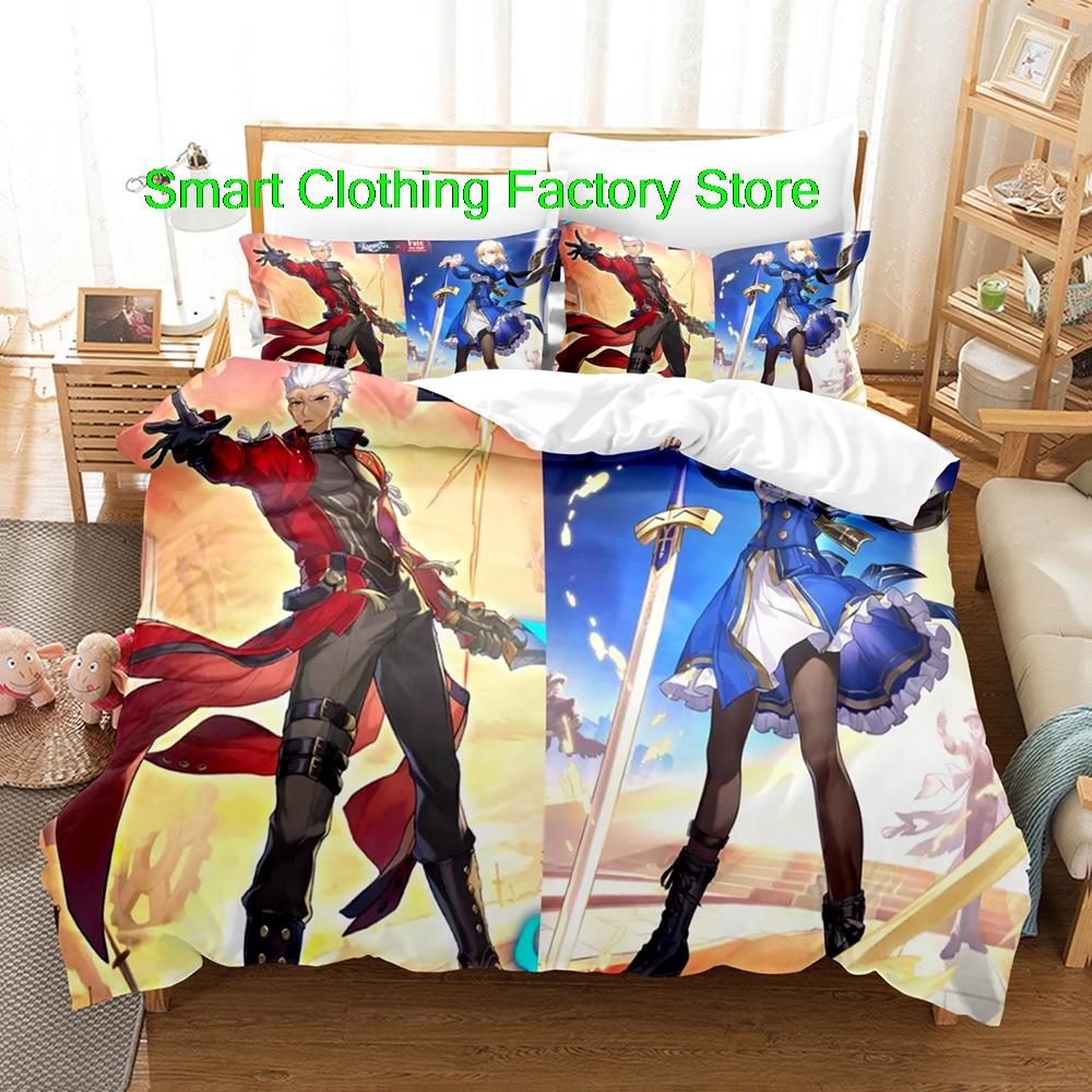 Fatestay Night Bedding Set Single Twin Full Queen King Size Bed Set Teenagers Bedroom Duvetcover Sets Fashion Bed Sheet Set