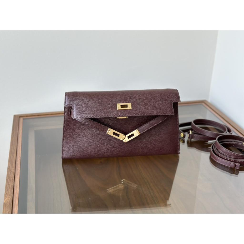 Kazilan Kelli Unterarmtasche Obermaterial Ziegenprint Clutch Ein Schulter-Crossbody-Funktionstasche Trendige Clutch-Tasche