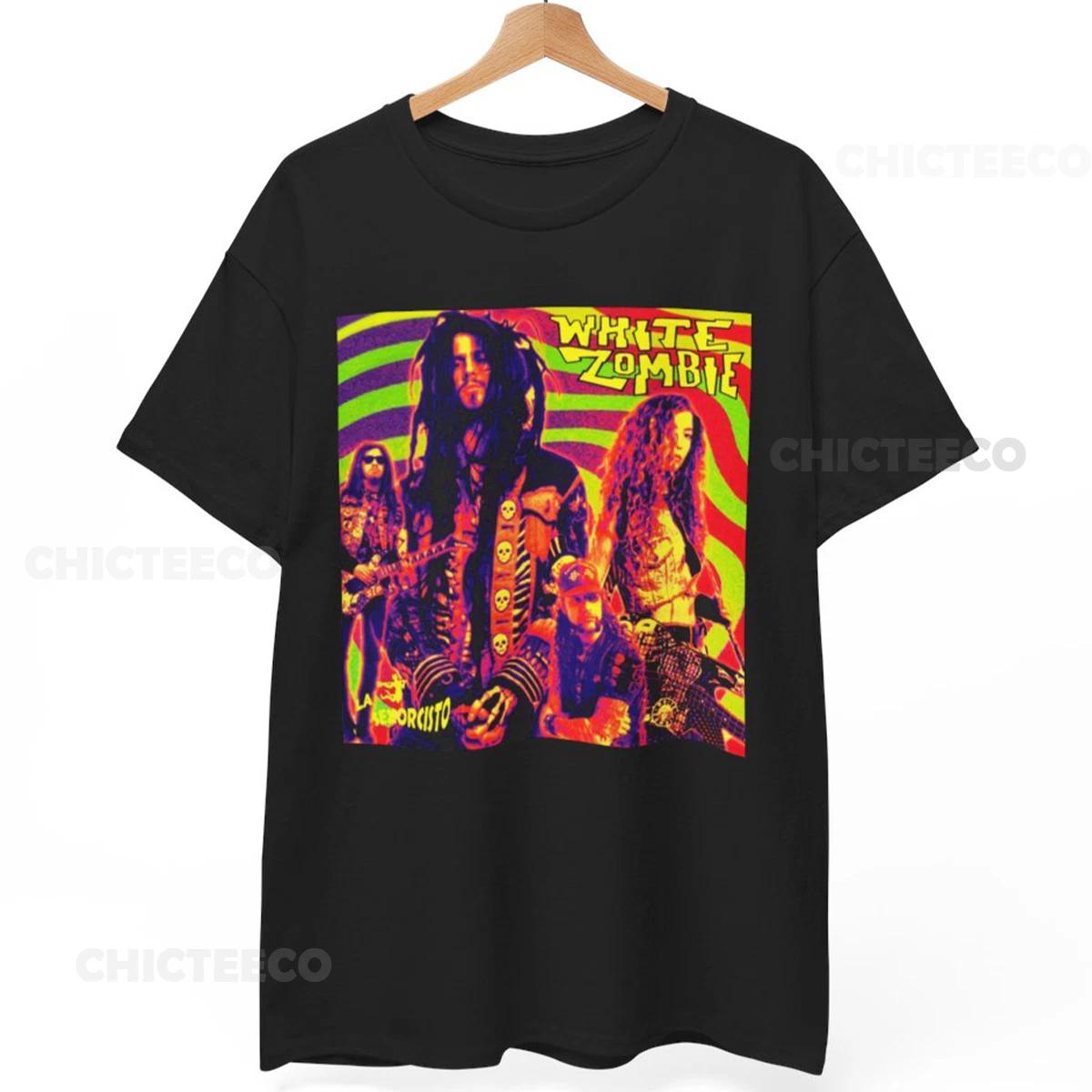 White Zombie T-Shirt Industrial Metal Tour Band 90s Rock Unisex Tee 4XL