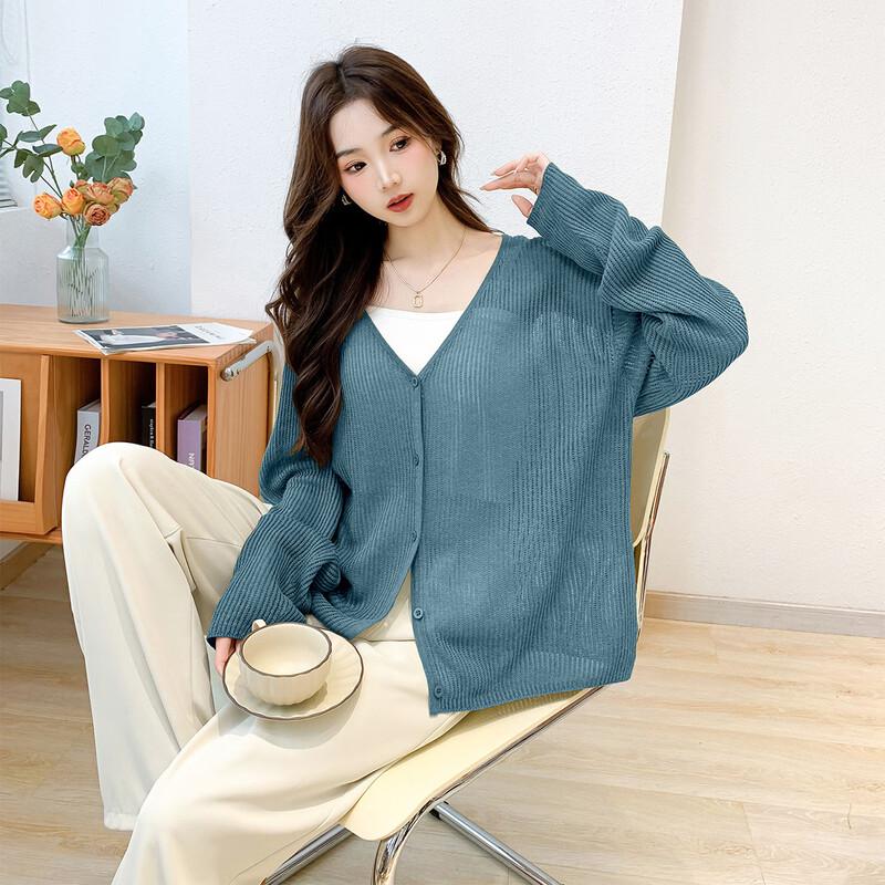 

Mokana Women s Urban Casual Long Sleeve Knit Cardigan One Size