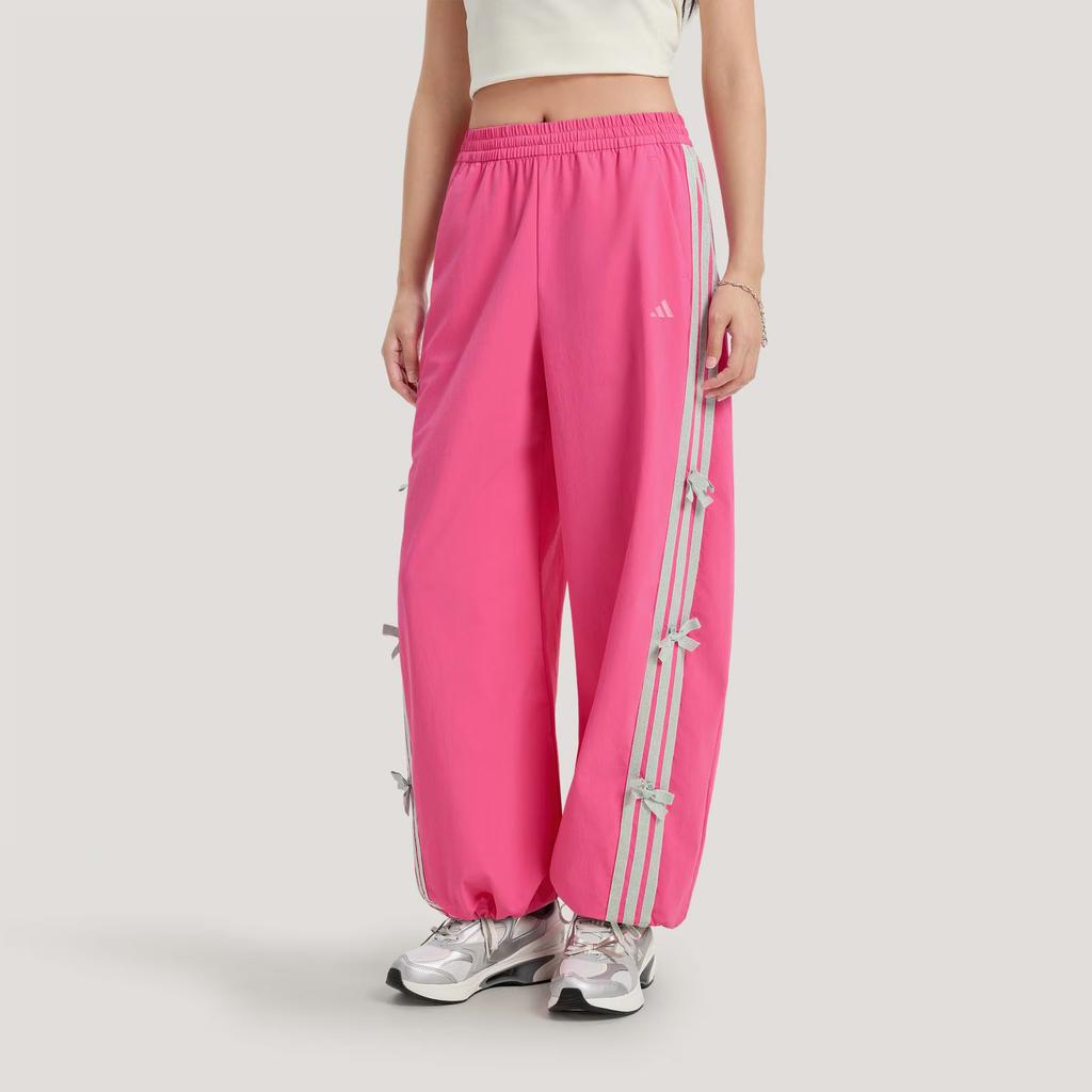 Adidas Dance Woven Pants Three Stripe Series Cool Feel Sun Protection UPF50+ Loose Fit Sport Banana Pants Women pants KR7597