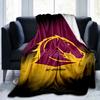 Brisbane Broncos Decke Geeignet für Sofas, Betten, Büros und Camping - Perfektes Geschenk für Halloween Weihnachten