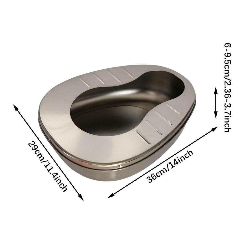 Orinal para Cama para Ancianos Inodoro de Cabecera Engrosado Resistente Multiusos Portátil Orinal Contenedor de Orina Fácil de Transportar para Hombres Mujeres Ancianos