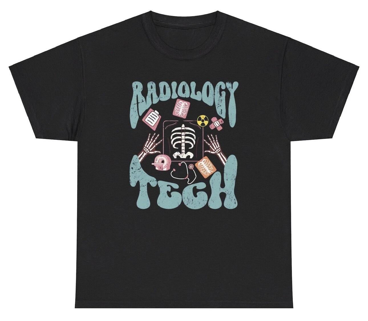 

Radiology Tech T Shirt Y2K Gen Z Medical Gift Tee S