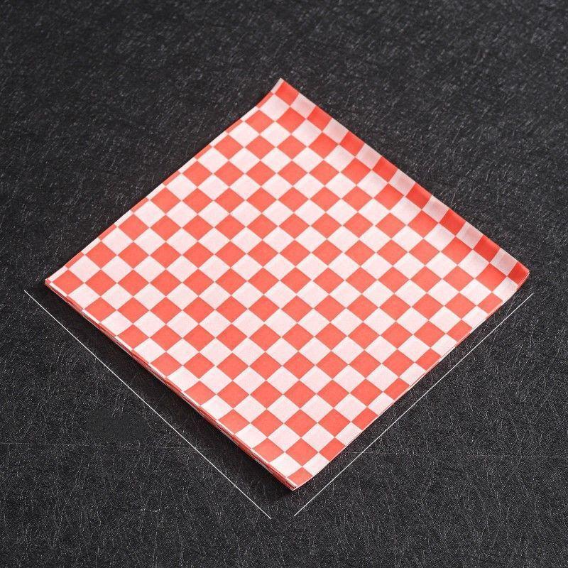 

OIMG Checkered Oil-Proof Food Wrap Paper