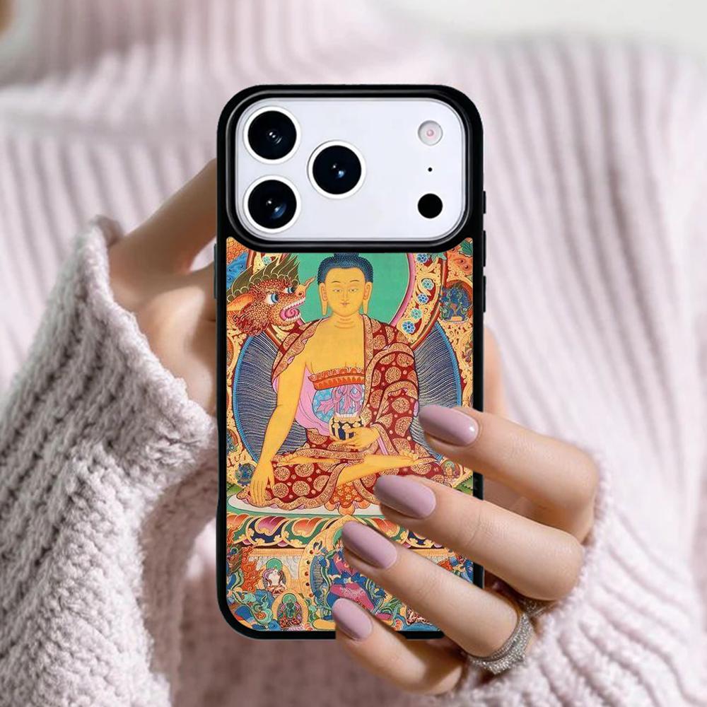 Buddhism Sakyamuni Buddha ZEN Phone Case For Apple iPhone 17 Air 16E 15 14 Plus 13 12 11 Pro Max Mini Funda Cover