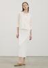 UMARMUNG Italian Light Wool Henley Neck Pullover_Ivory