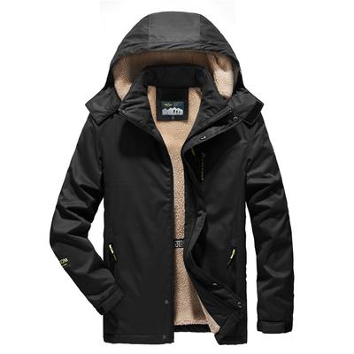 New Cotton-padded Jacket for Men Plus Velvet for Men, Casual and Warm Cotton-padded Jacket for Men, Large Size Cotton-padded Jacket for Men