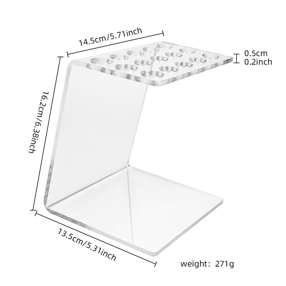 

Прозрачная акриловая подставка для ножниц и инструментов для парикмахерской как