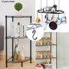 Anti Drop Wire Shelving S Hooks Metal Rack Hangers Untensil Hanging Hooks Shelves, Accessories Hangers (Shape A)