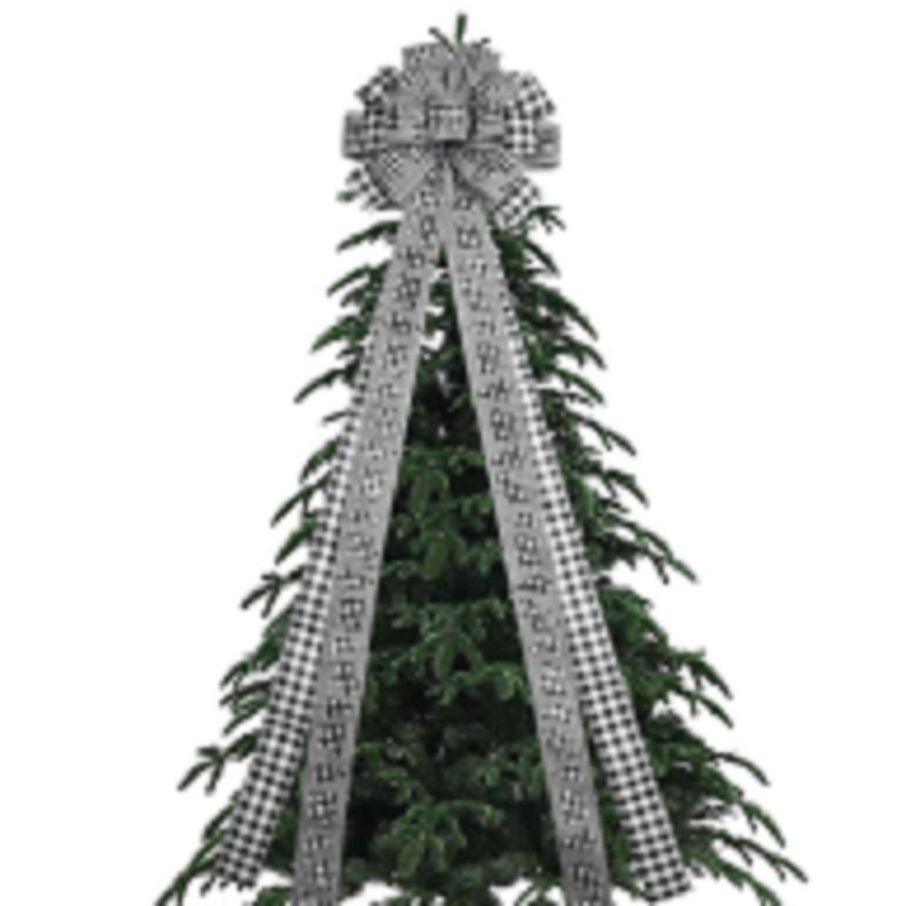 

Большой размер Снежинка Рождественские украшения Льняная лента Лента Узел Украшение для рождественской елки Бант Оверлок Проволока Подвесной стиль 17cm серый