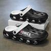 Slippers men's 2025 summer men's fashion bag head hole shoes outdoor casual cool slippers two wear Korean version of beach shoes