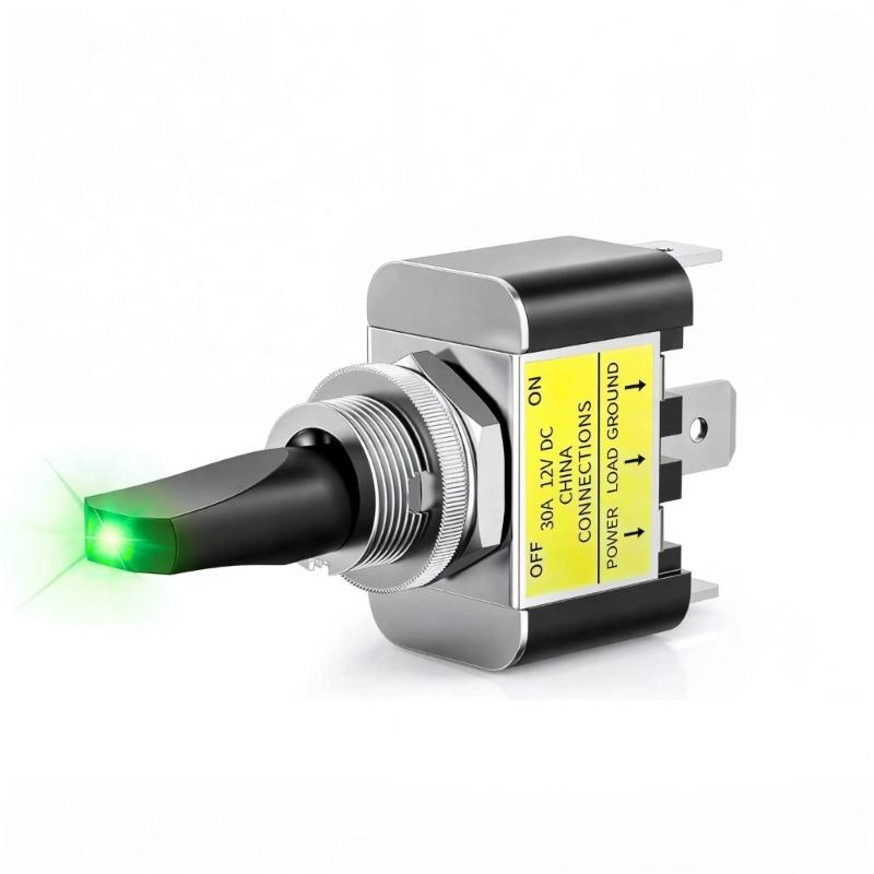 Easy Installs Rocker Switches LED Indicator 30A Heavy Duty Waterproof Dustproof Designs Controller for Car Modifications