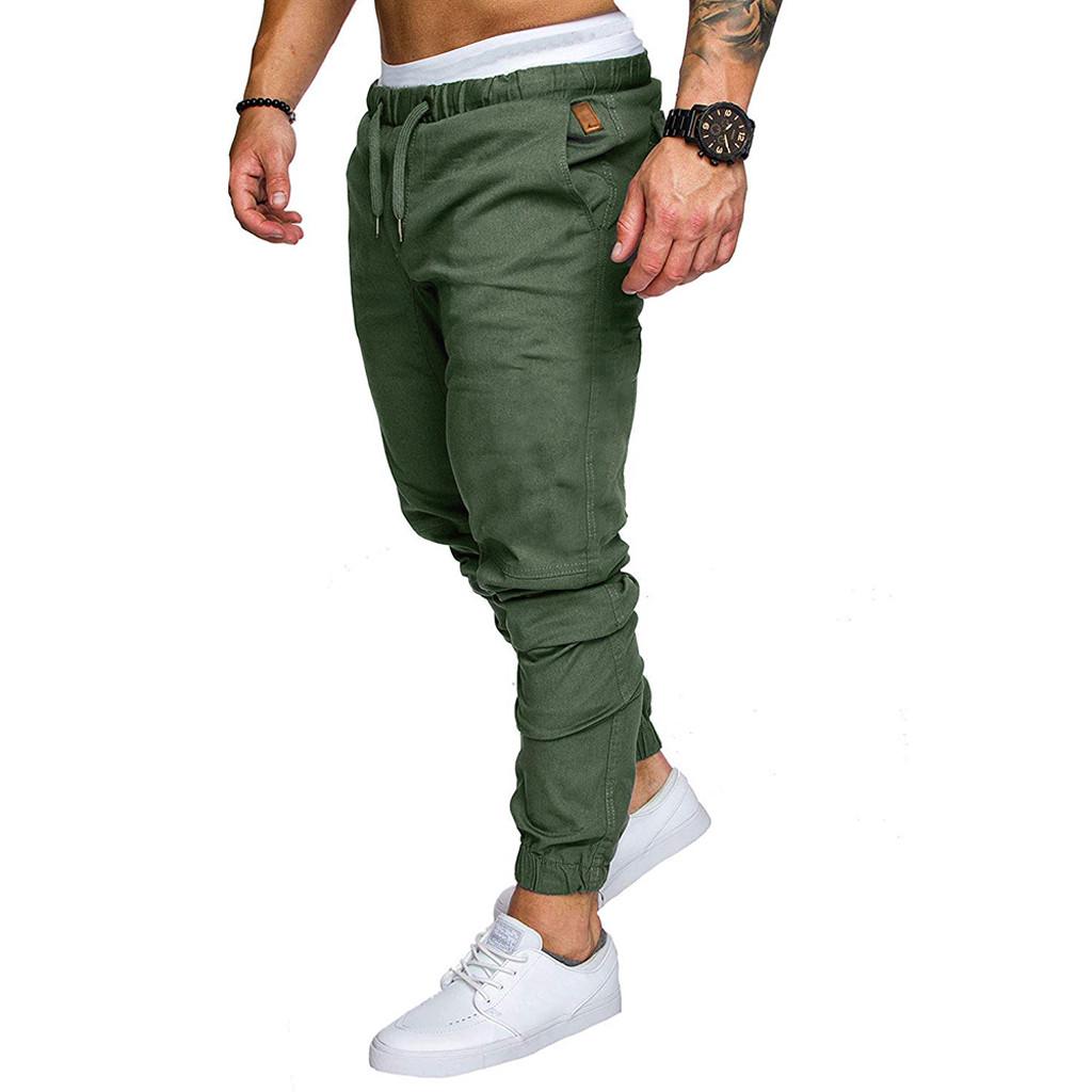 Fashion Men's Casual Outdoors Multi-pocket Work Trouser Cargo Long Pants