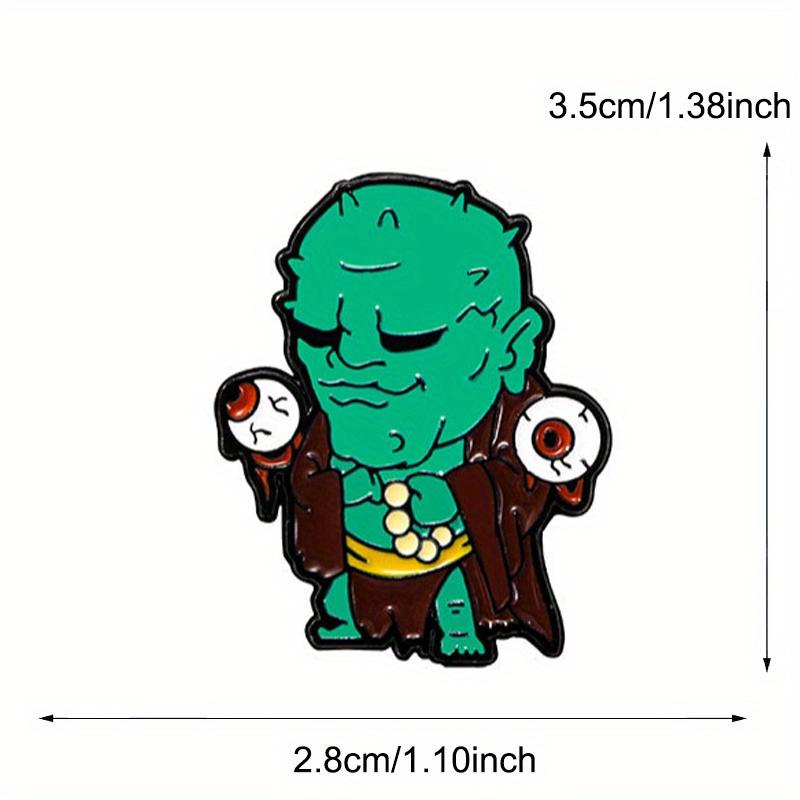 Funny Monster Sand Monk Brooch Cartoon Destiny Man Backpack Decoration Needle Buckle Collection Badge