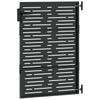 Garden Gate Black 85 X 125 Cm Powder Coated Steel