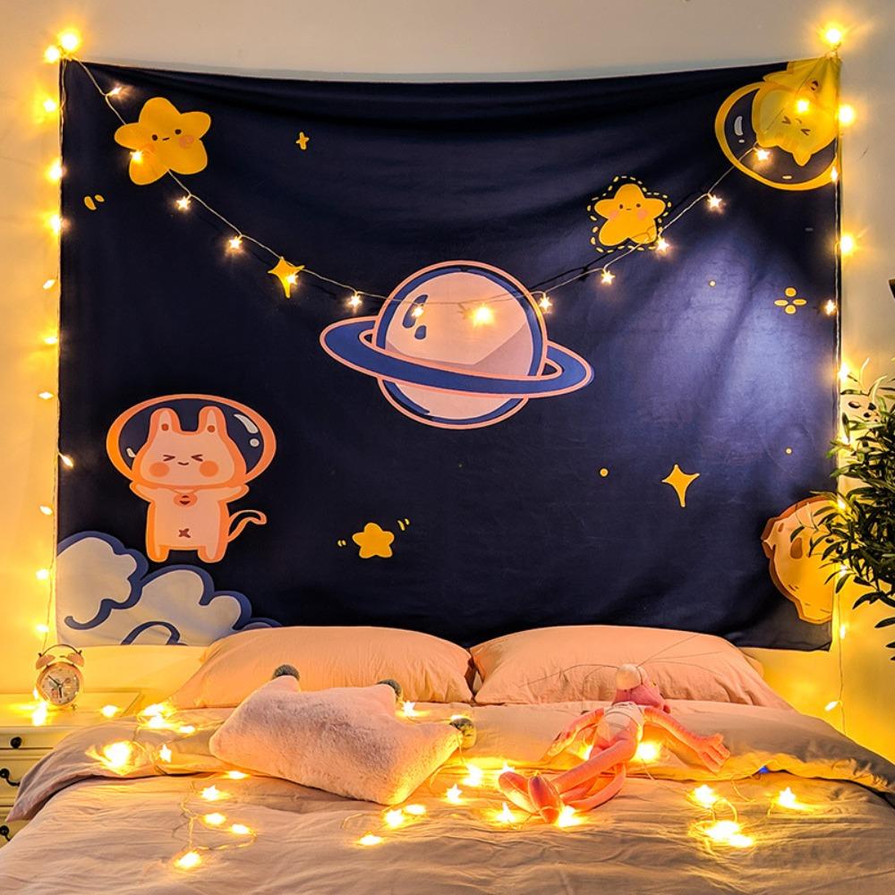 

Cute Bedroom Wall Tapestries Hanging Wall Decoration Art Tapestry Teen Anime Tapestry Home Style 9