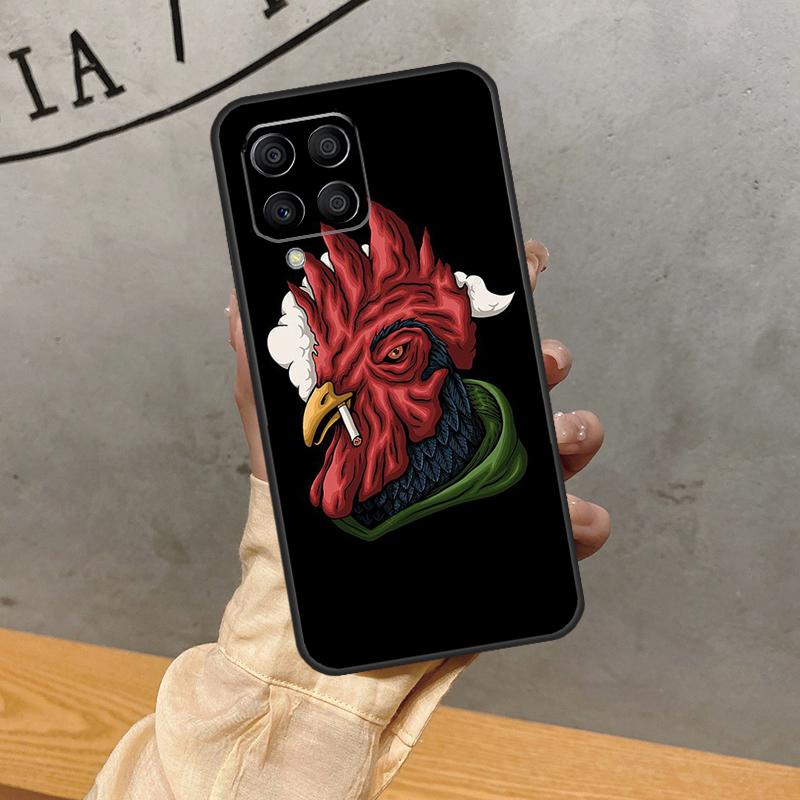Cock Rooster Chicken Case For Samsung Galaxy M11 M31 M53 M33 M13 M15 M35 M55 M32 M16 M36 M56 M54 M20 M52 M34 M14