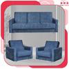 Entspannungsmöbelset Alicja Ausklappsofa Sofa Sessel Family Möbel Marineblau