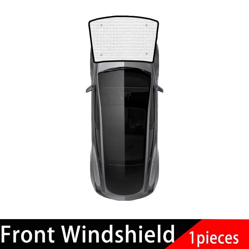 For Tesla Model Y     2024 -Fit Sunscreen Car Parasol Sunproof Sunshades Windshields Anti-UV Accessories