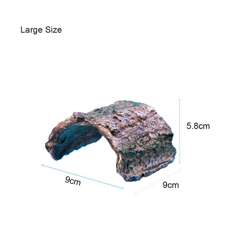 Creative Reptile Terrarium Turtle Accessories Basking Platform Rest Cave Resin Climb Toy Aquarium Decoration Decor Crawling Pets