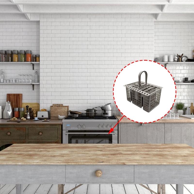 High Temperature Resistant Dishwasher Utensil Holder Practical Dishwasher Storage Solution for Space Optimization