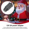 EU Plug LED Light Power Supply Adapter IP44 Waterproof Fairy Lights Power Adapter Transformer For Outdoor Yard Inflatables
