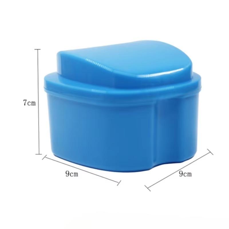 Non-toxic Denture Bath Box Cleaning Dental Box Protector Orthodontic Cleaning Artificial Tooth Holder Oral Hygiene Products
