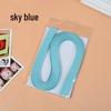 10mm Wide Monochromatic Quilling Strips - 120 Handcrafted Paper Strips, 53cm Long for Quilling Art