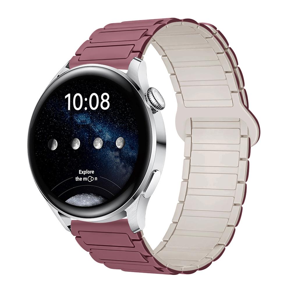 18mm 22mm 20mm Magnetic Silicone Strap For Samsung Galaxy Watch 7 6 5 4 44mm 40mm Sports Band For Galaxy Watch 4 6 Classic 47mm Huawei GT 4/5/6 41mm