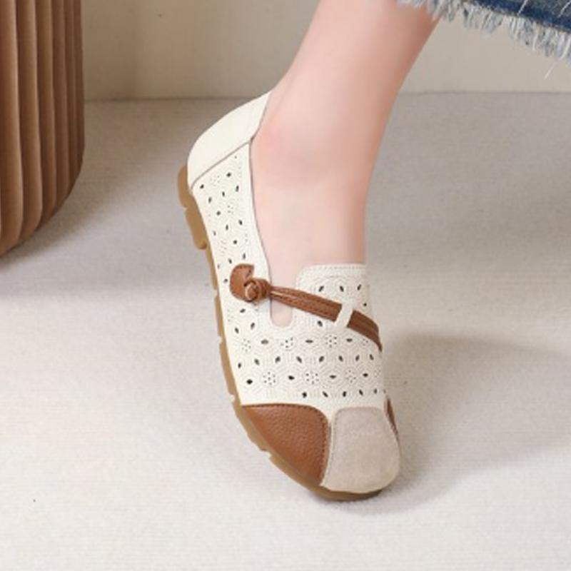 

Fashion Flats Women Loafers Shoes Summer Fashion Lolita Shoes Hollow Cozy Woman Sandals 2025 Designer Trend Brand Walking Female Zapatos 35