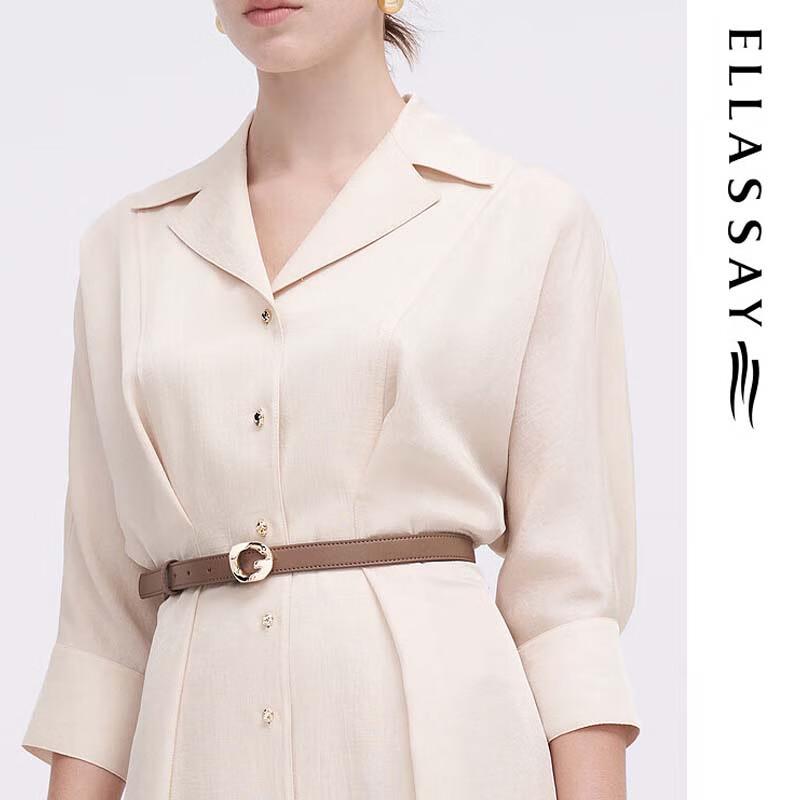 ELLASSAY Women's Summer Three-Way A-Line Shirtdress