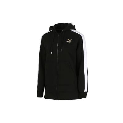 Colorblock Logo Bantlı Kapşonlu Ceket Kadın Ceket Siyah 531278-01